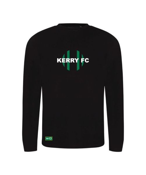 Kerry FC Unisex Long Sleeve Graphic Tee Black