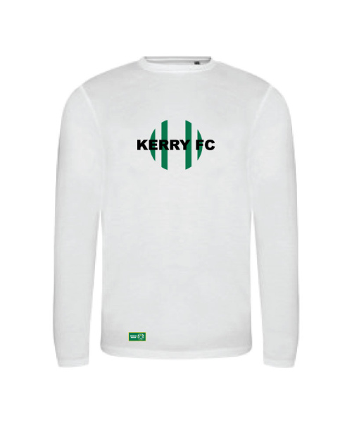 Kerry FC Juniors Long Sleeve Graphic Tee White